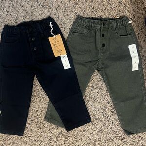 Two Pairs of NWT 2T Boys Denim Pants